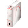 Archívny box Esselte 100mm biely/červený