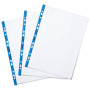 Euroobal DURABLE A4 90mic s modrým okrajom 100ks