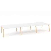Pracovné stoly Bench ALFA ROOT 480x160cm, biely