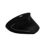 Bezdrôtová ergononická myš Q-CONNECT čierna
