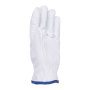 Rukavice pracovné celokoženné DONAU SAFETY biele veľ. 10/XL