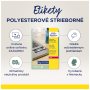 Etikety polyesterové veľmi odolné 45,7x21,2mm Avery A4 strieborné 20 hárkov