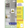 Etikety univerzálne 210x297mm Avery A4, silne lepivé 20 hárkov