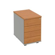 Kontajner Hobis, 40x60x60 cm, bezúchytkové otváranie, jelša/sivý