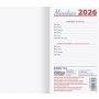Diár mini 9 x 16 cm týždenný 2026  - modrý