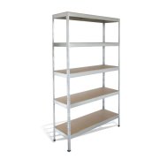 Policový regál s 5 doskovými policami,  š.90 x h.40 x v.180 cm